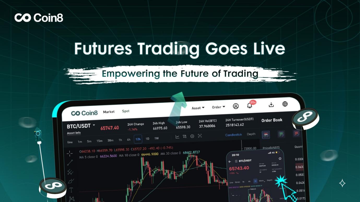 Coin8 Exchange Unveils Futures Trading with AI Integration at Core